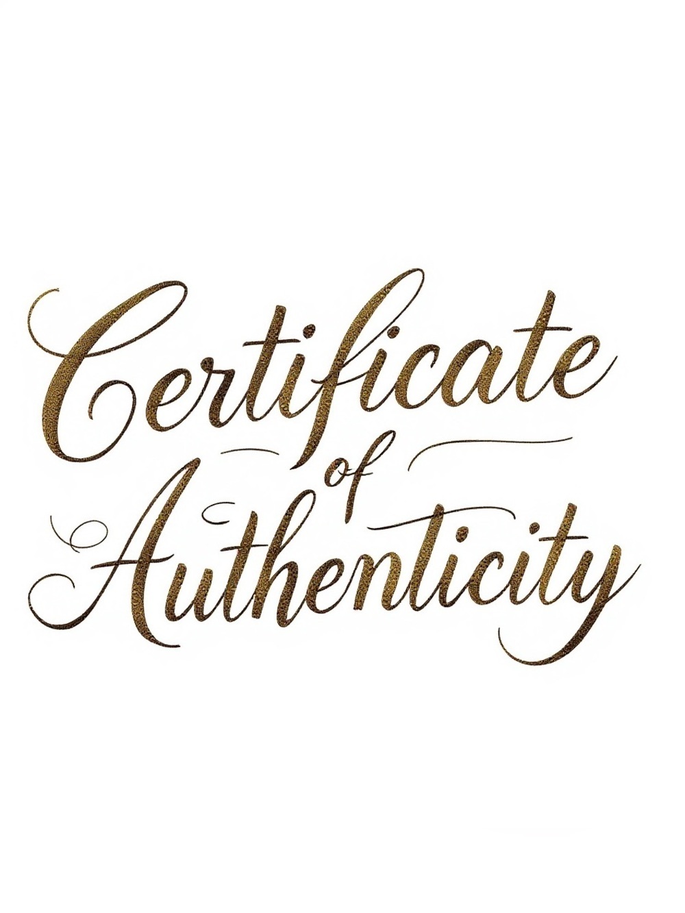 👛🩷✨ $25 COA Certificate of Authenticity